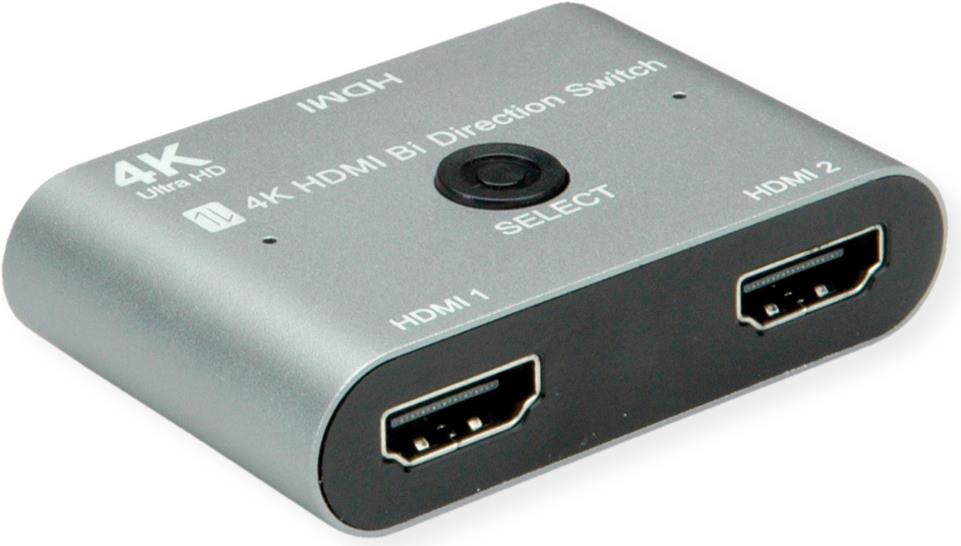 VALUE Bidirektionaler HDMI-Umschalter 2fach 1 2 und 2 1 (14.99.3588)