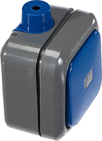 Busch-Jaeger Elektro BUSCH-JAEGER 2601/6 WN-53 Wippschalter mit Beschriftungsfeld Wippe, Aus- und Wechselschaltung ocean grau/blaugrün (1084-0-0797)