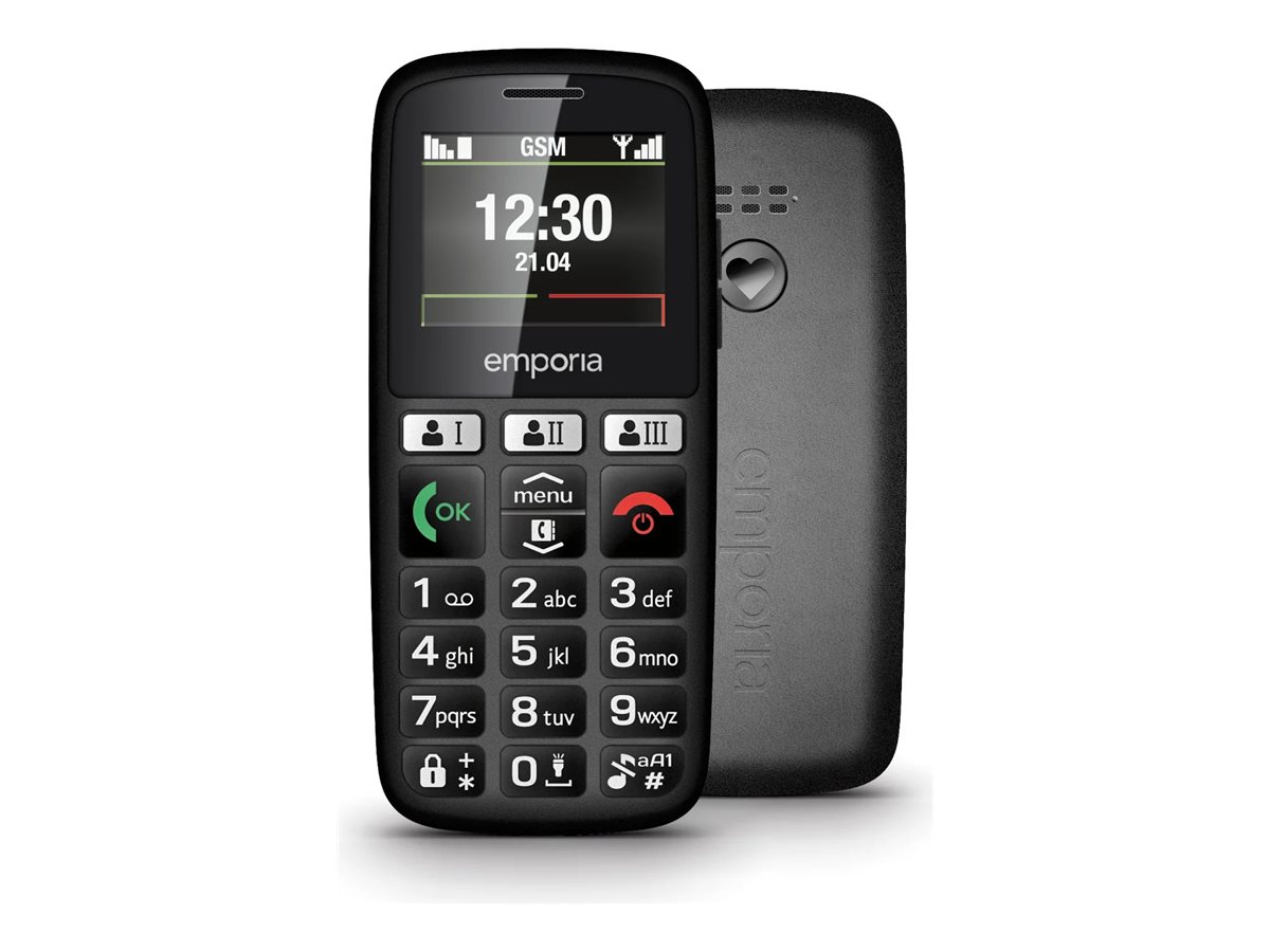 Emporia emporiaHAPPY E30 Feature Phone 1.81" Schwarz