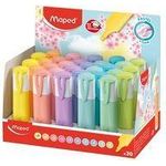 Maped Textmarker FLUO'PEPS PASTEL, 30er Display Keilspitze, Strichstärke: 1,0 (742539)