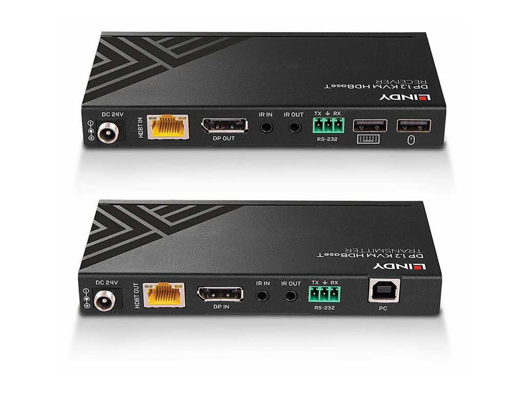 Lindy 39385 KVM-Extender HDBaseT Cat6 150 m Schwarz