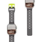 UAG Urban Armor Gear Civilian Strap | Apple Watch Ultra/44/45/46mm | smoke/active neon | 194002113B81 (194002113B81)