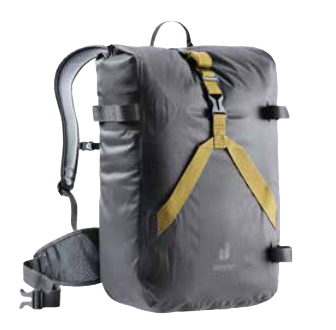 Deuter Amager 25+5 Fahrrad-Rucksack wasserabweisend Braun, Graphit
