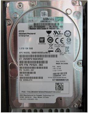 HPE StoreServ 8000 P03799-001 1.8TB 10kRPM 2.5" SAS-12G 3PAR HDD Festplatte (P03799-001)