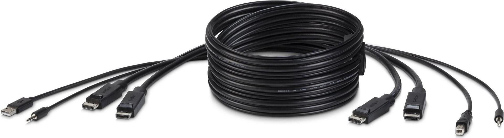 Belkin F1D9020B06T Secure KVM Combo Cable 1,83 m Schwarz