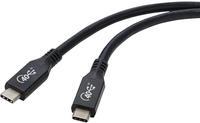 Renkforce RF-4870098 USB Kabel 0,8 m USB4 Gen 2x2 USB C Schwarz (RF-4870098)