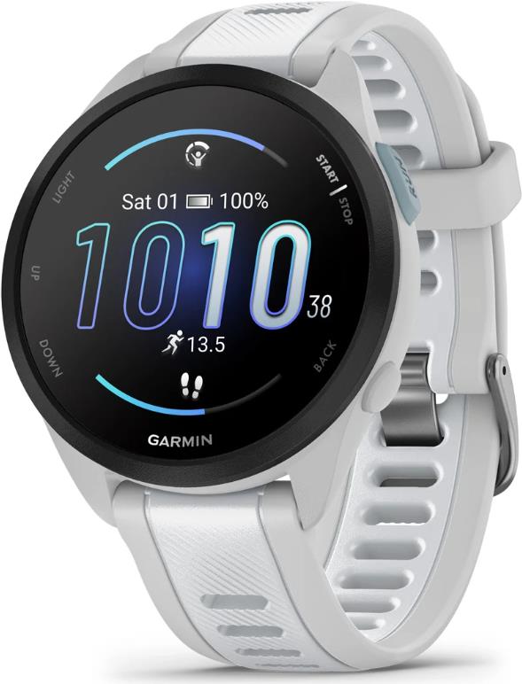 Garmin Forerunner 165 3,05 cm (1.2") AMOLED Digital 390 x 390 Pixel Touchscreen Grau GPS (010-02863-21)