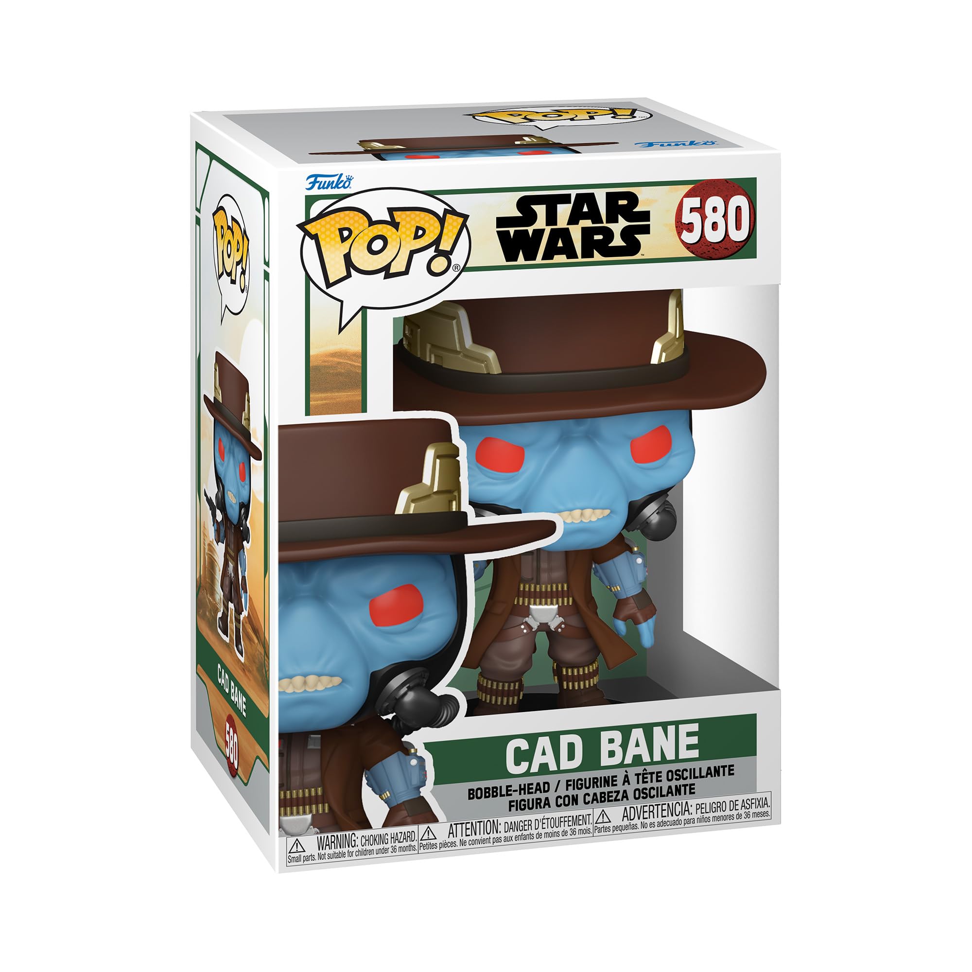 Funko Pop! Sammelfigur Star Wars The Book of Boba Fett - Cad Bane, Vinyl, 11,6 cm hoch