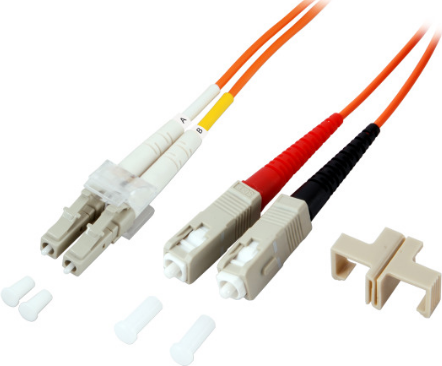 Duplex Jumper LC-SC 50/125µ, OM2, LSZH, orange, 2.0mm, 25m Hersteller: EFB-Elektronik (O0320.25)