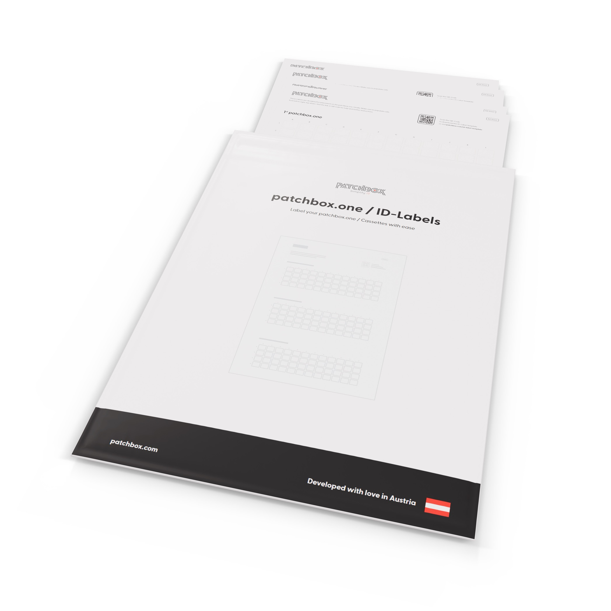 PATCHBOX .one PONEIDLABEL Kabel-Kennzeichnungsetiketten