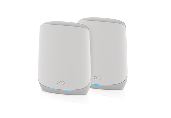 NETGEAR Orbi RBK762S Wi-Fi 6 Tri-Band AX5400 WLAN-System Weiß