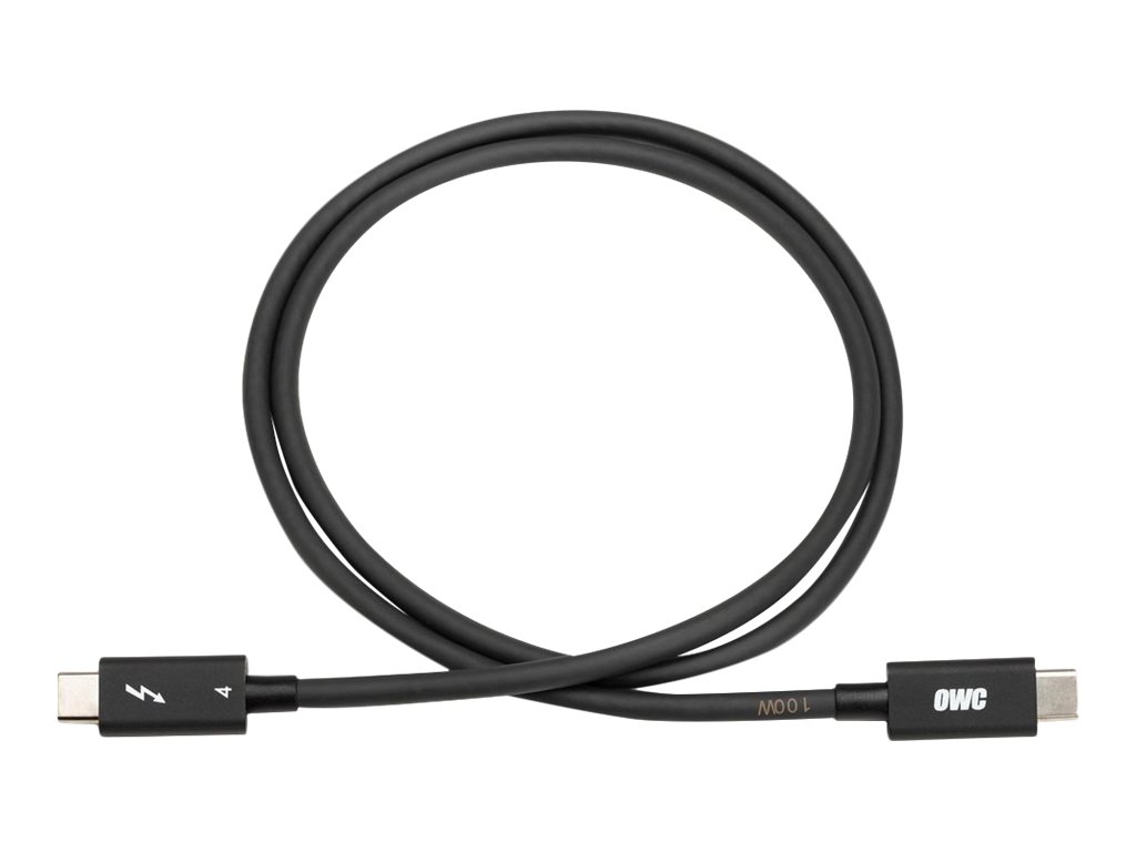 OWC Thunderbolt 4 Kabel 2 m 40 Gbit/s USB-C Schwarz