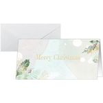 Sigel 25 Weihnachtskarten Christmas Forest Watercolor DIN lang (DS199)