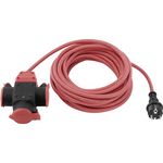 Sygonix SY-5806890 Strom Verlängerungskabel 16 A Rot 10.00 m H07RN-F 3G 1,5 mm² witterungsbeständig (SY-5806890)