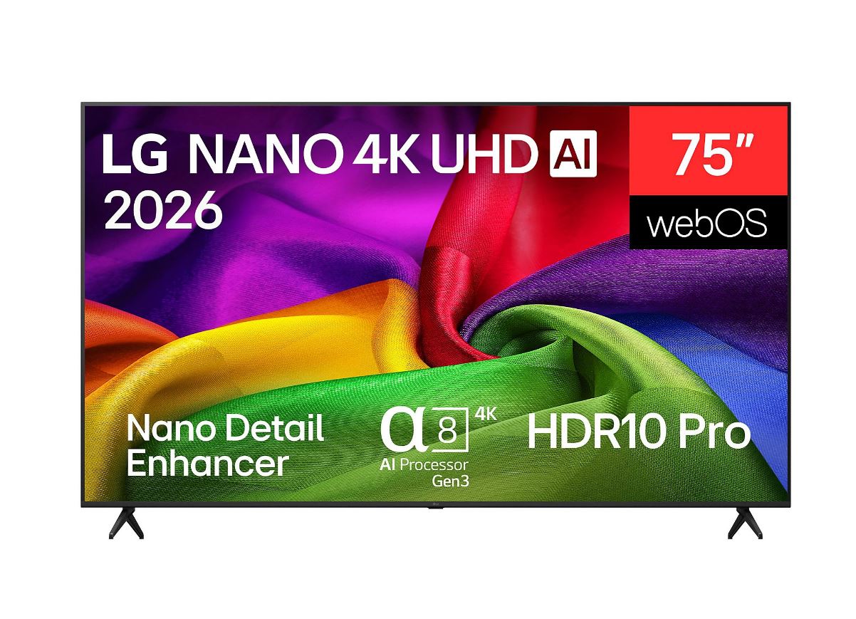 LG NANO 75NU800B6LA 75" UHD Smart TV Schwarz