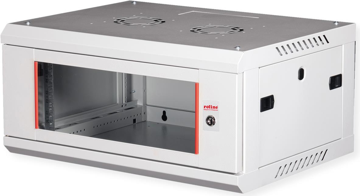 ROLINE 19 Zoll Wandgehäuse Basic Plus 600x450 BxT grau - Wandgehäuse (26.21.0122)