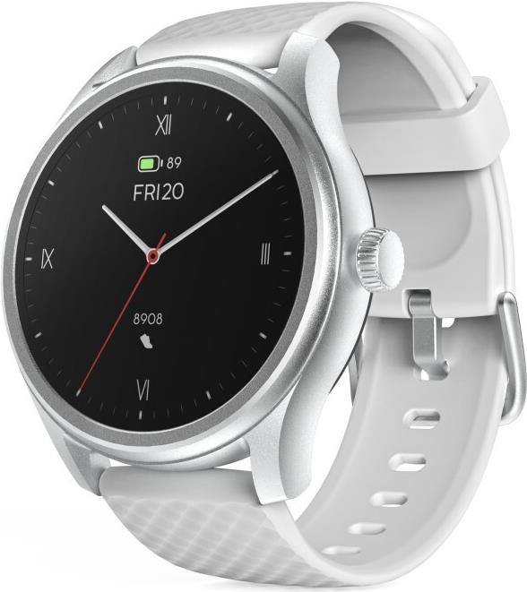 Hama Smartwatch 5010, Schlafüberwachung, rund, wasserdicht, 1,38“, Silber/Grau (00178617)