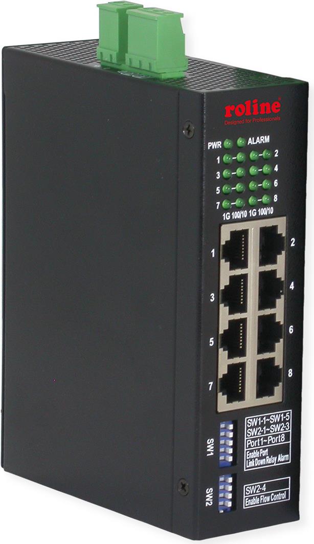 ROLINE Ind. Mng Gbit Ethernet Switch 8x (21.13.1134)