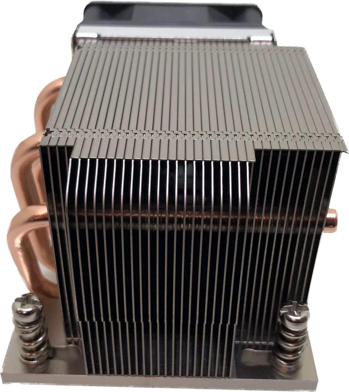Inter-Tech Dynatron A-26 Prozessor-Luftkühler 2HE aktiv für AMD Socket SP3 Schwarz, Silber