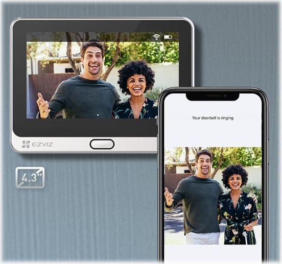 EZVIZ DP2C Türspion 1080p Silber