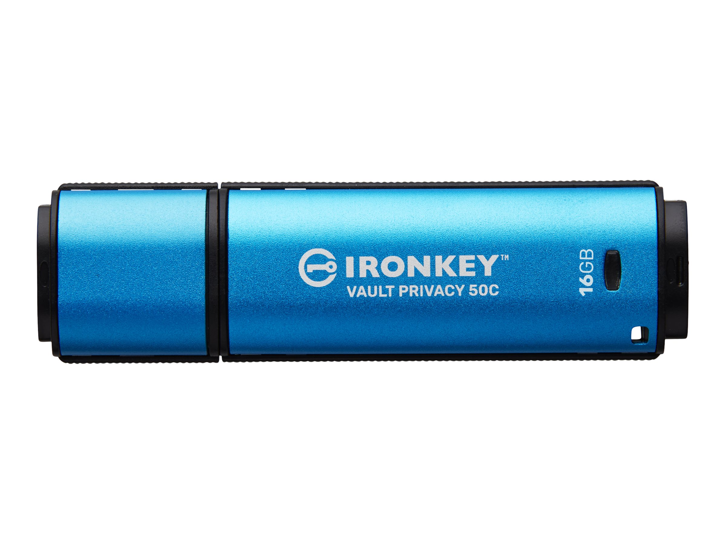Kingston IronKey Vault Privacy 50C 16 GB USB-C 3.2 Gen 1 Schwarz, Blau