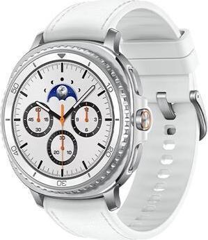 Samsung Galaxy Watch8 Classic 46 mm Smartwatch Weiß Bluetooth 64 GB Wear OS EU-Version (SM-L500NZWAEUE) (geöffnet)