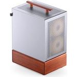 Jonsbo T7 PC-Gehäuse, Midi-Tower, mATX, Tempered Glass - silber(T7 SILVER)