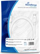 MediaRange MRCS163 Koaxialkabel 3 m Koaxial Weiß (MRCS163)