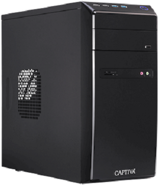 Captiva I65-477 PC/Workstation DDR4-SDRAM i5-10400 Tower Intel® Core i5 Prozessoren der 10. Generation 8 GB 250 GB SSD Schwarz (65477)
