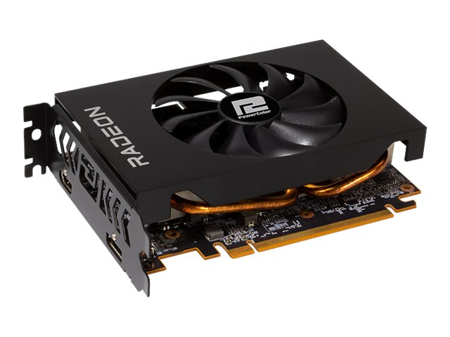 PowerColor Radeon RX 6500 XT ITX Grafikkarte 4 GB GDDR6 HDMI DisplayPort Schwarz