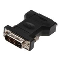 Assmann DVI adapter. DVI(24+1) - DVI(24+5) M/F. DVI-D dual link. bl (AK-320502-000-S)