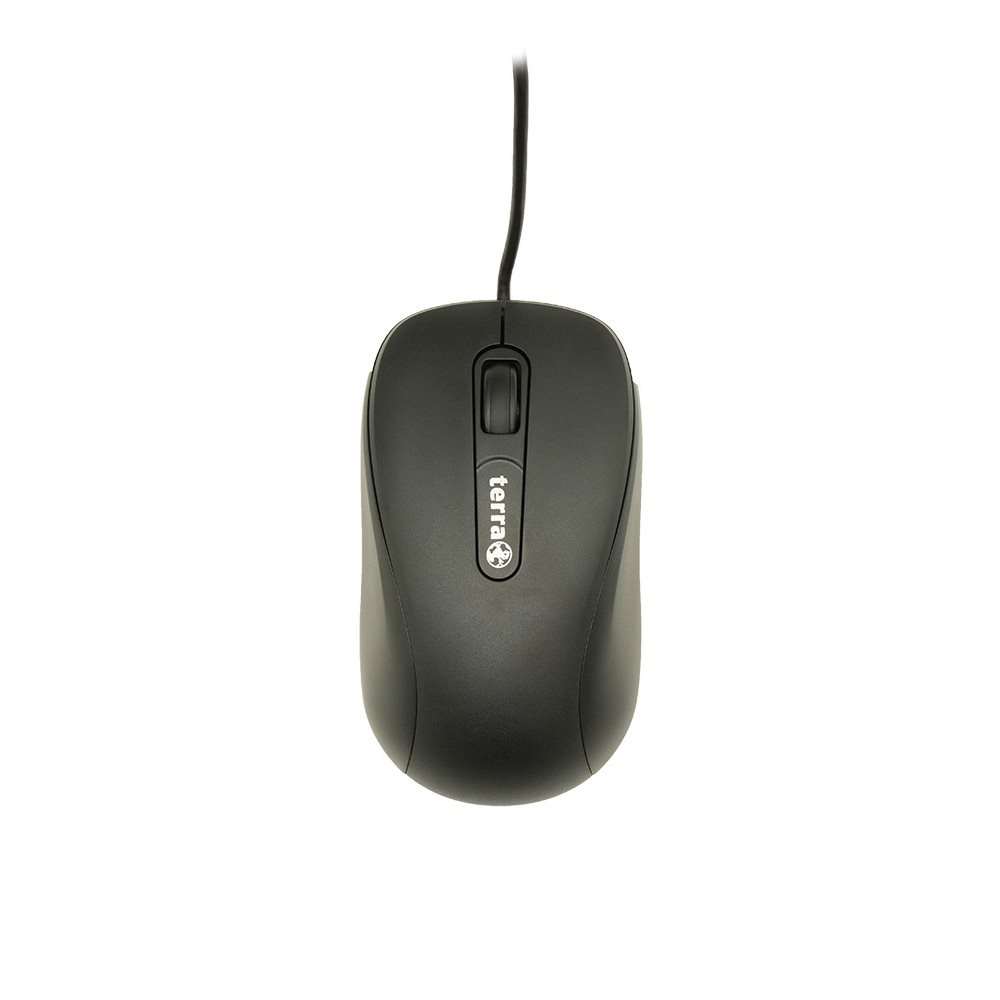 TERRA 1500 Kabelgebundene Maus USB 1,8 m Schwarz