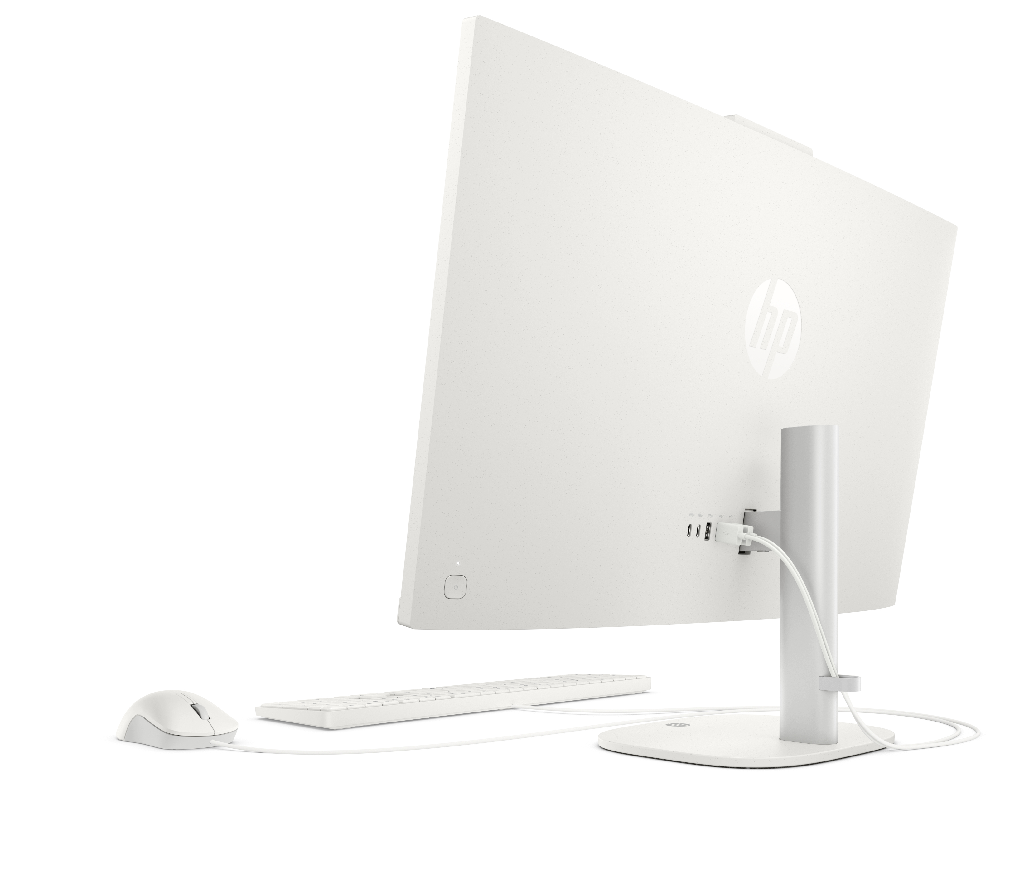 HP OmniStudio 27-cw0174ng 27" QHD All-in-One PC AMD Ryzen AI 7 445 24 GB RAM 512 GB SSD Cotton white