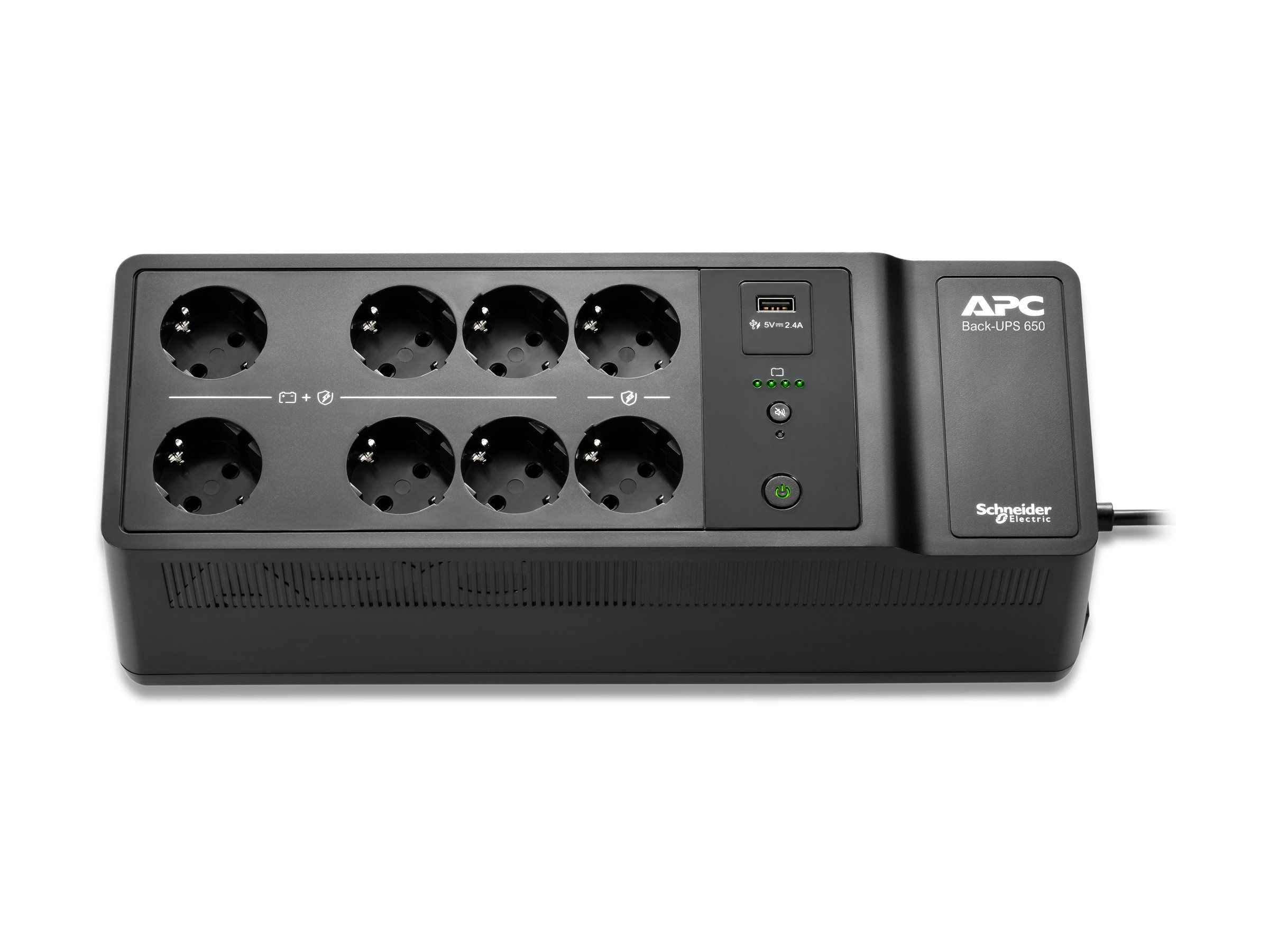 APC Back-UPS BE650G2-GR - USV - 650 VA 400 W - Schwarz