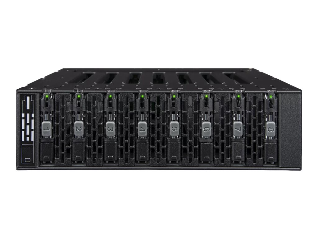 Icy Dock ToughArmor MB873MP-B V2 8x M.2 NVMe PCIe 4.0 OCuLink Schwarz