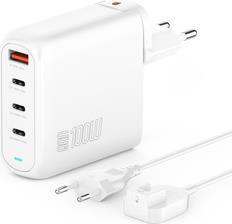 4smarts Ladegerät GaN Flex Pro 100W 3 USB-C+1 USB-A weiß (544100)