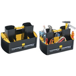 allit Profi-Tragekasten McPlus Workman 19/62, schwarz/gelb aus Polypropylen, 4 herausnehmbare Sortimentskästen im - 1 Stück (457285)