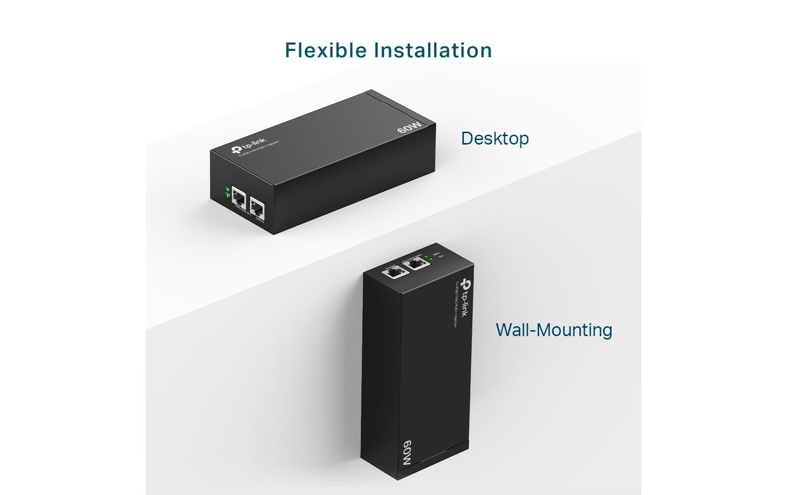 TP-Link Omada TL-POE170S PoE++ Injektor Gigabit 60W Schwarz
