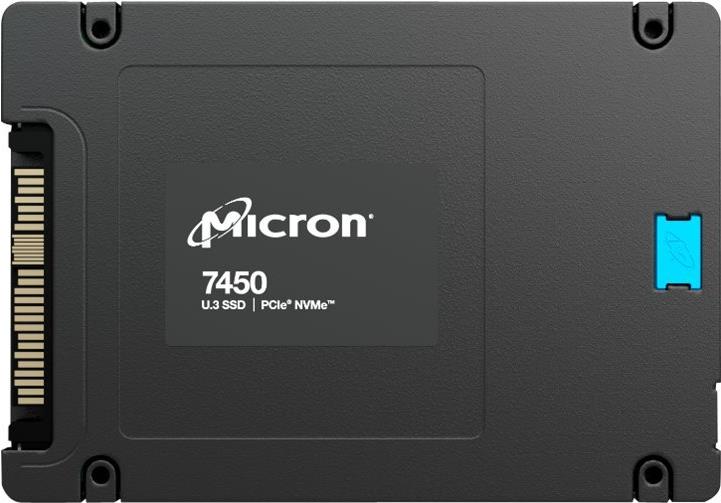 Micron 7450 MAX MTFDKCB1T6TFS-1BC15ABYY 1600 GB 2,98 DWPD U.3 LP PCIe 4.0 NVMe SED SSD (MTFDKCB1T6TFS-1BC15ABYY)