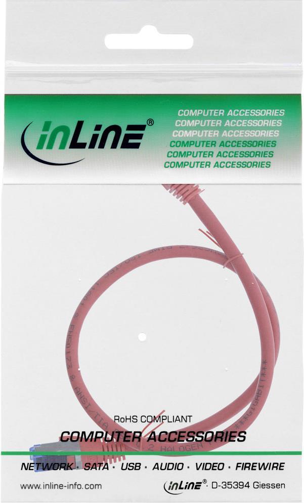 INLINE Patch-Kabel RJ-45 (M) zu RJ-45 (M) (76833R)