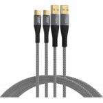 EFB Elektronik USB-A auf USB-C Kabelset 60W QC 3A 2x2m - Digital/Daten (USB-AC-00007)