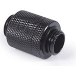 Alphacool ES D-Plug 20mm G1/4 AG auf G1/4 AG - Deep Black (17579)