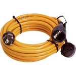 as-Schwabe 59105 Stromkabel Schwarz - Orange 5 m (59105)