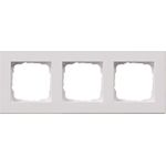 GIRA 0213295 Abdeckrahmen 3f flach Gira E2 Reinweiß (213295)