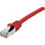 Patchkabel S/FTP, PiMF, Cat.6A, rot, 3.0 m Kategorie: Cat.6A Class EA (2x RJ45), Rohmaterial: KabelCat.7 Rohkabel (858636)