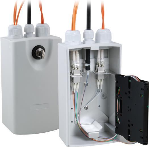 EFB-Elektronik Klein-Spleißverteiler II Gehäuse, RAL 7035 Hersteller: EFB Elektronik (53714.1)