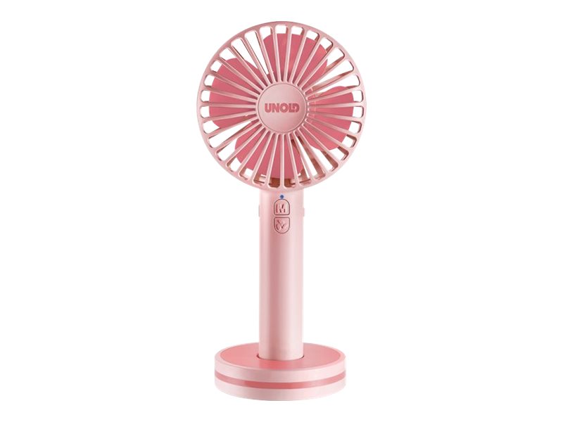UNOLD Breezy II Handventilator 5 Geschwindigkeitsstufen Pink