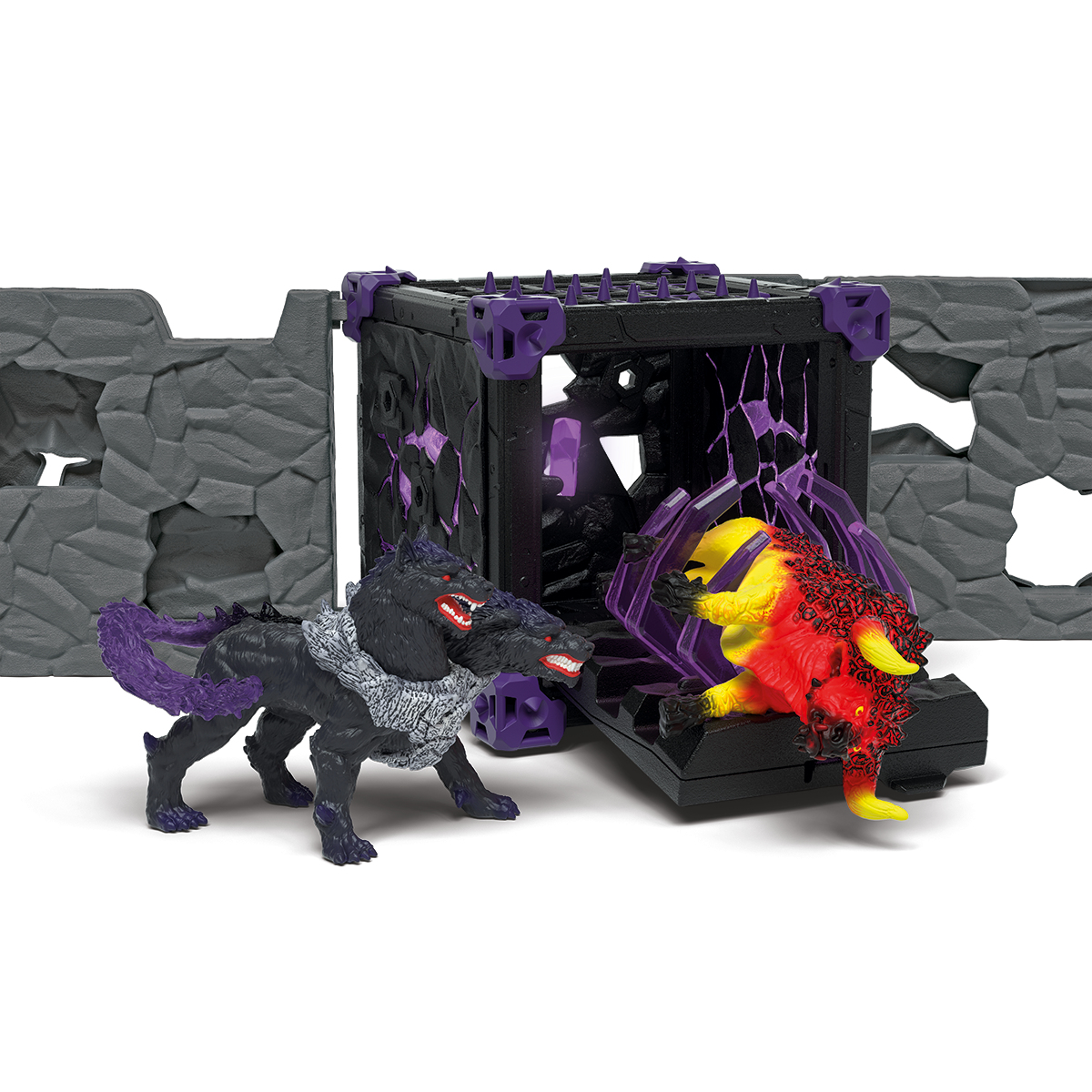 Schleich Eldrador BattleCave Arena: Lava vs. Schatten, Mehrfarbig