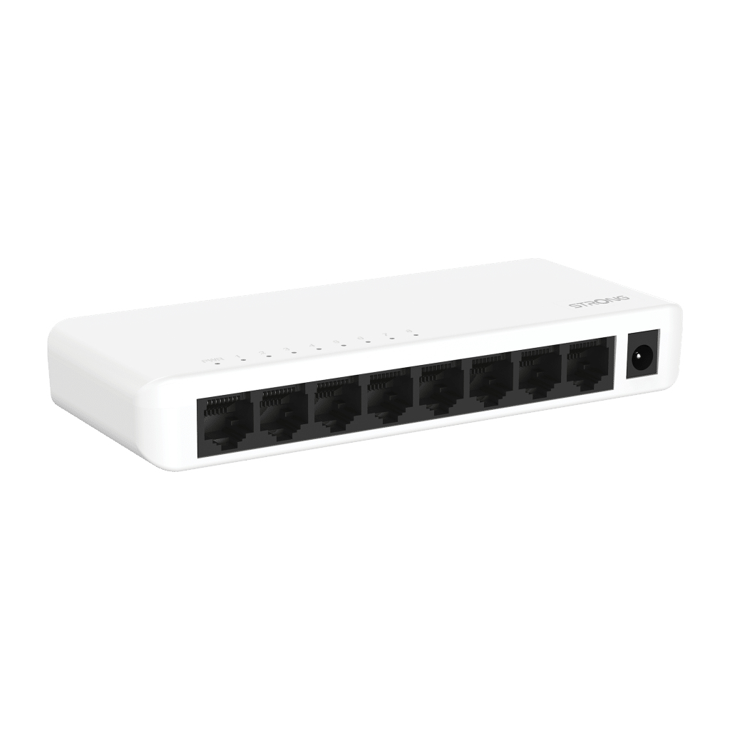 Strong SW8000P Gigabit Ethernet Switch 8 Ports Weiß
