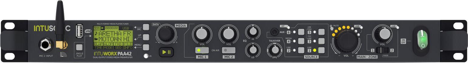 INTUSONIC PAA42+ Dual Output Stereo Media Vorverstärker (12604186)